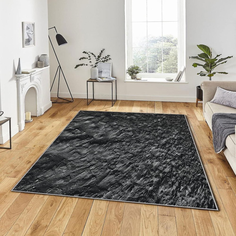 LaModaHome Area Rug Non-Slip - Colourful Crater Soft Machine Washable Bedroom Rugs Indoor Outdoor Bathroom Mat Kids Child Stain Resistant Living Room Kitchen Carpet 2 x 3.3 ft