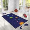 LaModaHome Area Rug Non-Slip - Blue Planet Soft Machine Washable Bedroom Rugs Indoor Outdoor Bathroom Mat Kids Child Stain Resistant Living Room Kitchen Carpet 2 x 3.3 ft view 2