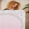 LaModaHome Area Rug Non-Slip - Pink Smiling Sun and Giraffe Soft Machine Washable Bedroom Rugs Indoor Outdoor Bathroom Mat Kids Child Stain Resistant Living Room Kitchen Carpet 3.3 x 9.9 ft view 3