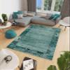 LaModaHome Area Rug Non-Slip - Green Vintage Soft Machine Washable Bedroom Rugs Indoor Outdoor Bathroom Mat Kids Child Stain Resistant Living Room Kitchen Carpet 3.3 x 9.9 ft view 1