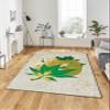 LaModaHome Area Rug Non-Slip - Powder Leaf Soft Machine Washable Bedroom Rugs Indoor Outdoor Bathroom Mat Kids Child Stain Resistant Living Room Kitchen Carpet 3.3 x 6.6 ft view 1