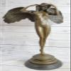Hand Made Genuine Solid Bronze Nude Female Angel Woman Bronze Sculpture Artwork Statue Dcor by Bronze Classy view 2
