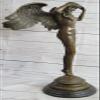 Hand Made Genuine Solid Bronze Nude Female Angel Woman Bronze Sculpture Artwork Statue Dcor by Bronze Classy view 3