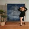 LaModaHome Area Rug Non-Slip - Blue Vintage Soft Machine Washable Bedroom Rugs Indoor Outdoor Bathroom Mat Kids Child Stain Resistant Living Room Kitchen Carpet 2.7 x 6.6 ft (231) view 2