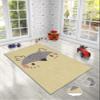 LaModaHome Area Rug Non-Slip - Yellow Bird Soft Machine Washable Bedroom Rugs Indoor Outdoor Bathroom Mat Kids Child Stain Resistant Living Room Kitchen Carpet 2.7 x 6.6 ft view 2
