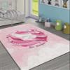 LaModaHome Area Rug Non-Slip - Pink Unicorn Soft Machine Washable Bedroom Rugs Indoor Outdoor Bathroom Mat Kids Child Stain Resistant Living Room Kitchen Carpet 2 x 3.3 ft view 1