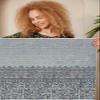 LaModaHome Area Rug Non-Slip - Grey Geometric Soft Machine Washable Bedroom Rugs Indoor Outdoor Bathroom Mat Kids Child Stain Resistant Living Room Kitchen Carpet 3.3 x 6.6 ft (171) view 3