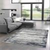LaModaHome Area Rug Non-Slip - Grey Vintage Soft Machine Washable Bedroom Rugs Indoor Outdoor Bathroom Mat Kids Child Stain Resistant Living Room Kitchen Carpet 3.3 x 6.6 ft (190) view 1