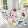 LaModaHome Area Rug Non-Slip - Grey Air Balloon Soft Machine Washable Bedroom Rugs Indoor Outdoor Bathroom Mat Kids Child Stain Resistant Living Room Kitchen Carpet 2 x 3.3 ft view 2