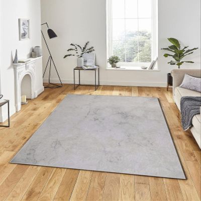 LaModaHome Area Rug Non-Slip - Blue Vintage Soft Machine Washable Bedroom Rugs Indoor Outdoor Bathroom Mat Kids Child Stain Resistant Living Room Kitchen Carpet 3.3 x 9.9 ft (15)