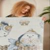 LaModaHome Area Rug Non-Slip - Cream Bird Soft Machine Washable Bedroom Rugs Indoor Outdoor Bathroom Mat Kids Child Stain Resistant Living Room Kitchen Carpet 2 x 3.3 ft view 3