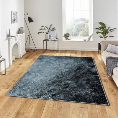 LaModaHome Area Rug Non-Slip - White Aging Soft Machine Washable Bedroom Rugs Indoor Outdoor Bathroom Mat Kids Child Stain Resistant Living Room Kitchen Carpet 3.3 x 5 ft