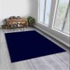 LaModaHome Area Rug Non-Slip - Navy Blue Navy Blue Thin, Washable Soft Machine Washable Bedroom Rugs Indoor Outdoor Bathroom Mat Kids Child Stain Resistant Living Room Kitchen Carpet 1.3 x 2 ft view 1