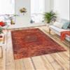 LaModaHome Area Rug Non-Slip - Orange Aged Classic Soft Machine Washable Bedroom Rugs Indoor Outdoor Bathroom Mat Kids Child Stain Resistant Living Room Kitchen Carpet 3.3 x 9.9 ft view 1