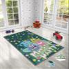 LaModaHome Area Rug Non-Slip - Green Monster Party Soft Machine Washable Bedroom Rugs Indoor Outdoor Bathroom Mat Kids Child Stain Resistant Living Room Kitchen Carpet 3.3 x 5 ft view 2