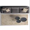 LaModaHome Area Rug Non-Slip - Beige Cotton Weaving Quality Vintage Soft Machine Washable Bedroom Rugs Indoor Outdoor Bathroom Mat Kids Child Stain Resistant Living Room Kitchen Carpet 5.3 x 7.6 ft view 3