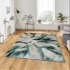 LaModaHome Area Rug Non-Slip - Brown Annual Soft Machine Washable Bedroom Rugs Indoor Outdoor Bathroom Mat Kids Child Stain Resistant Living Room Kitchen Carpet 2 x 3.3 ft view 1
