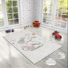 LaModaHome Area Rug Non-Slip - White Elephant Soft Machine Washable Bedroom Rugs Indoor Outdoor Bathroom Mat Kids Child Stain Resistant Living Room Kitchen Carpet 2.7 x 4 ft view 2