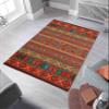 LaModaHome Area Rug Non-Slip - Colourful Geometric Soft Machine Washable Bedroom Rugs Indoor Outdoor Bathroom Mat Kids Child Stain Resistant Living Room Kitchen Carpet 2.7 x 5 ft (095) view 1