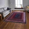 LaModaHome Area Rug Non-Slip - Purple Line Soft Machine Washable Bedroom Rugs Indoor Outdoor Bathroom Mat Kids Child Stain Resistant Living Room Kitchen Carpet 2.7 x 4 ft (183) view 1