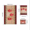 3-Piece Towel Set - Bath Towels Hand Towels Wash Cloths, Absorbent and Drying Christmas Balls Holly Berry Farmhouse Rustic Wooden Board Buffalo Check Towel Set for Kitchen/Bathroom/Gym/Swimming Pool view 4