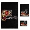 TocaHome 3-Piece Towel Set - Bath Towels Hand Towels Wash Cloths, Absorbent and Drying Wine Whiskey Glasses and Cigars Pattern Towel Set for Kitchen/Bathroom/Gym/Swimming Pool view 1