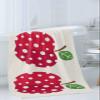 TocaHome 3-Piece Towel Set - Bath Towels Hand Towels Wash Cloths, Absorbent and Drying Polka Dot Apple Towel Set for Kitchen/Bathroom/Gym/Swimming Pool view 3