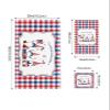 3-Piece Towel Set - Bath Towels Hand Towels Wash Cloths, Absorbent and Drying Independence Day Gnomes Fireworks Patriotic Print Towel Set for Kitchen/Bathroom/Gym/Swimming Pool view 4