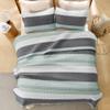 Litanika Quilt King Size Sage Green, Stripe Patchwork Summer Bedspread Coverlet 3 Pieces, Soft Lightweight Microfiber Quilted Bedding Set for All Season(1 Quilt, 2 Pillowcases) view 3