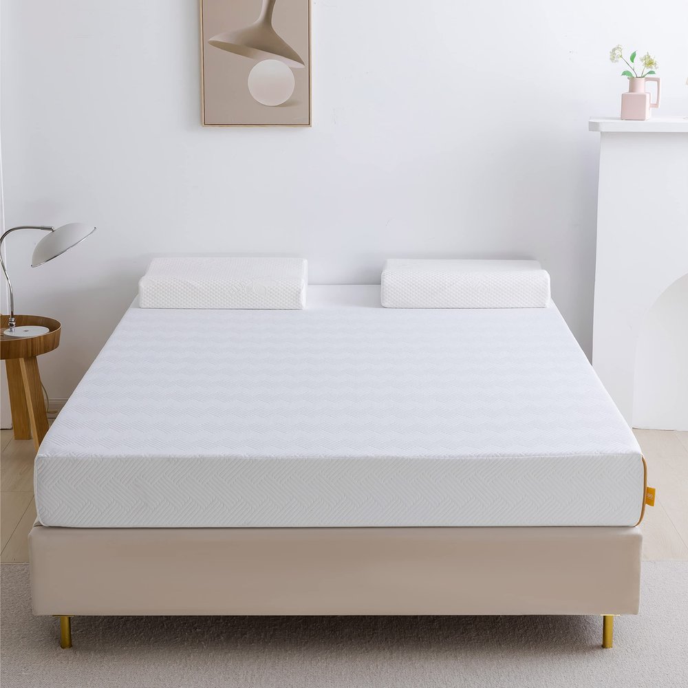 Anwick Memory Foam Full Size Mattress, 8 inch Gel Memory Foam Mattress for a Cool Sleep, Medium Firm Feel with Motion Isolating, Cool Sleep & Comfy Support Made in USA (Full)