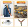Portable Gas Heater for Indoor Outoor, Low Energy Consumption Home Winter Room Heater, Adjustable Firepower Natural Gas Liquefied Gas Space Warmer Furnace, Applicable area: 10-20 (Size : LNG) view 4