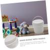 Angoily 3pcs Toy Organizers Lids Portable Candy Buckets for Boys and Girls Toys Snacks and Craft Accessories Convenient Storage view 2