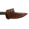 Leather Knife Sheath Fits Buck Zipper Or Buck 692 Vanguard Knife, Fixed Blade Knife Holder, Brown view 1