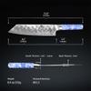 WILDMOK Kiritsuke Knife 8.5 Inch, Japanese Kitchen Chef Knives - 7 Layer Alloy Steel Fish Slicing Knife with Resin Handle - Qing Series view 2