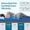 CYMULA Mattress Topper Short Queen Size - Extra Thick Cooling Mattress Pad Cover for Back Pain - Soft Mattress Protector Bed Topper Pillow Top with 8-21 Inch Deep Pocket 3D Snow Down Alternative Fill view 4