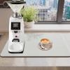 CAMAL Dish Drying Mat for Kitchen Counter 15.7x23.6Inch Quick Drying Mat Non-Slip Hide Stain Rubber Backed Coffee Bar Absorbent for Coffee Machine Dish Rack, Coffee Maker Machine (Silver Gray) view 1