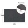CAMAL Dish Drying Mat for Kitchen Counter 15.7x23.6Inch Quick Drying Mat Non-Slip Hide Stain Rubber Backed Coffee Bar Absorbent for Coffee Machine Dish Rack, Coffee Maker Machine (Silver Gray) view 2