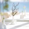 Didiseaon 4pcs Artificial Dried Antler Tree Branches Decorative Plant Twigs Home Wedding Event Decor Lifelike Faux Branches Centerpieces Floral Arrangements (Dark Brown) view 3