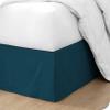Cotton Box Pleated Bedskirts for Twin XL Size 15 Inch Easy Fit Easy Care Fade & Wrinkle Resistant, Split Corner Bedskirt Twin XL Size (80 x 39 Inch), Teal view 3