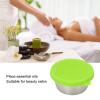 50ml Leak Proof Container, Storage Container, Beauty Salon Essential Oil Cup Portable Stainless Steel Condiment Salad Dressing Container with Lid (Color : Green) view 3