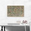 ARTCANVAS Carta Marina Marine Map Of The Sea 1539 Denmark Iceland Finland Sweden Canvas Art Print Stretched Framed Painting Picture Poster Giclee Wall Decor by Olaus Magnus - 26" x 18" (1.50" Deep) view 2