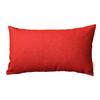 Apolena Boho-Chic Decorative Single Throw Pillow Cover Solid Jacquard 12" x 20" Red Lumbar Pillowcase for Couch, Bedding view 2