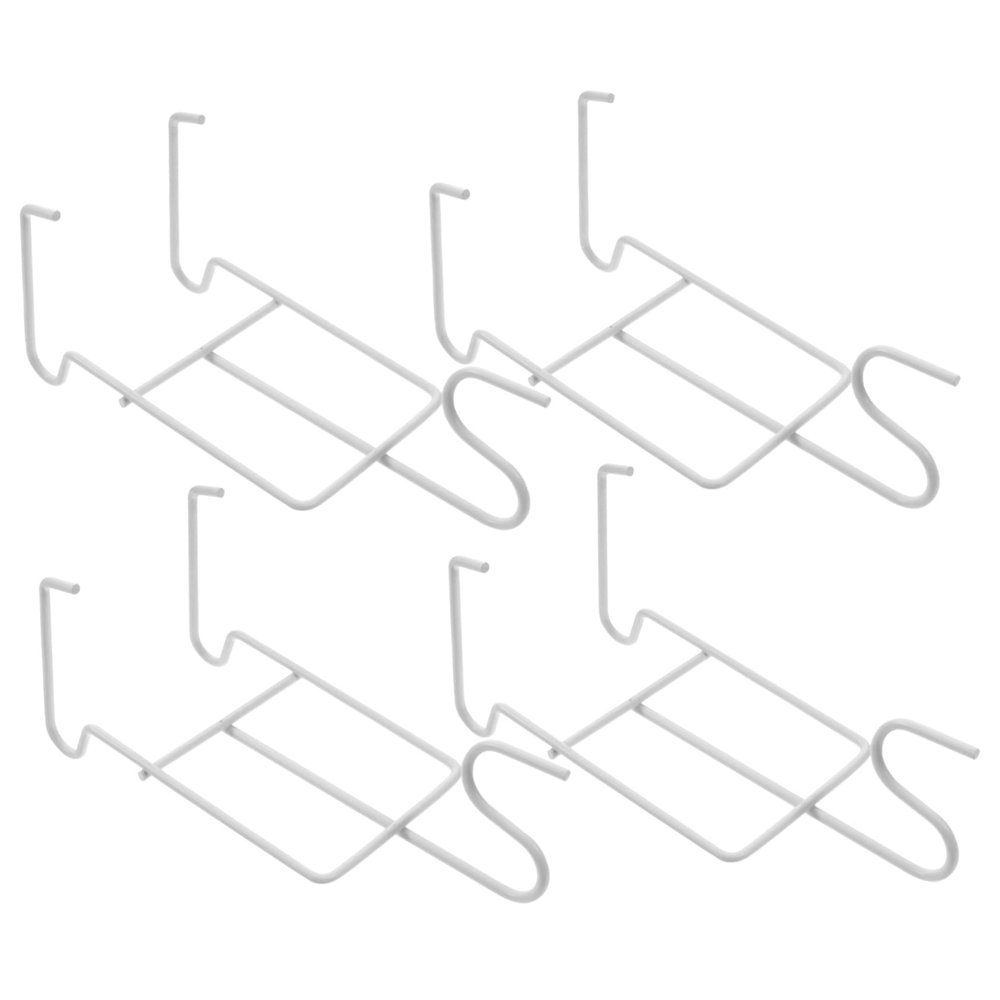 RORPOIR 4pcs Multi-use Coffee Cup Rack Elegant Draining Holder for Mugs Plates and Bottles Sturdy Design for Kitchen Organization and Display