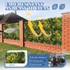 ECOOPTS 40"x40" Faux Ivy Privacy Fence Screen Artificial Boxwood Panels Topiary Hedge Plants for Indoor Outdoor Decoration, 7 Mixed Leave, 10 Packs view 2