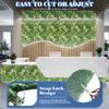 ECOOPTS 20"x20" Faux Ivy Privacy Fence Screen Artificial Boxwood Panels Topiary Hedge Plants for Indoor Outdoor Decoration, 13 Mixed Leaves, 13 Packs view 3