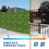 ECOOPTS 20"x20" Faux Ivy Privacy Fence Screen Artificial Boxwood Panels Topiary Hedge Plants for Indoor Outdoor Decoration, 11 Mixed Leaves, 6 Packs view 4