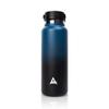 PLA Aqua Bottle 40 oz | Black & Blue Ombre | Vacuum Insulated | Stainless Steel Water Bottle | Leak Proof | Reusable with Lid | Wide Mouth Water Bottle | Sport | Travel | Hot & Cold view 4
