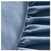 OBONG 100% Cotton Fitted Sheet Full Size Combed Pure Natural Cotton Fade Resistant Bed Linen Soft Silky Sateen Weave Bedspreads (Color : Yellow, Size : 120x200cm+25cm) view 3