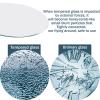 WORDFUN 14-40'' Round Glass Table Tops, 1/4" Thick Tempered Polished Edge, Premium Round Circular Plate Glass, with Flat Polished Edge, for Dining Table, Coffee Table view 4
