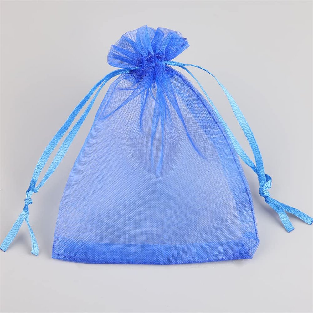 100 Pcs/Lot Organza Bag for Jewelry Packaging Bags for Wedding Party Gift Bags